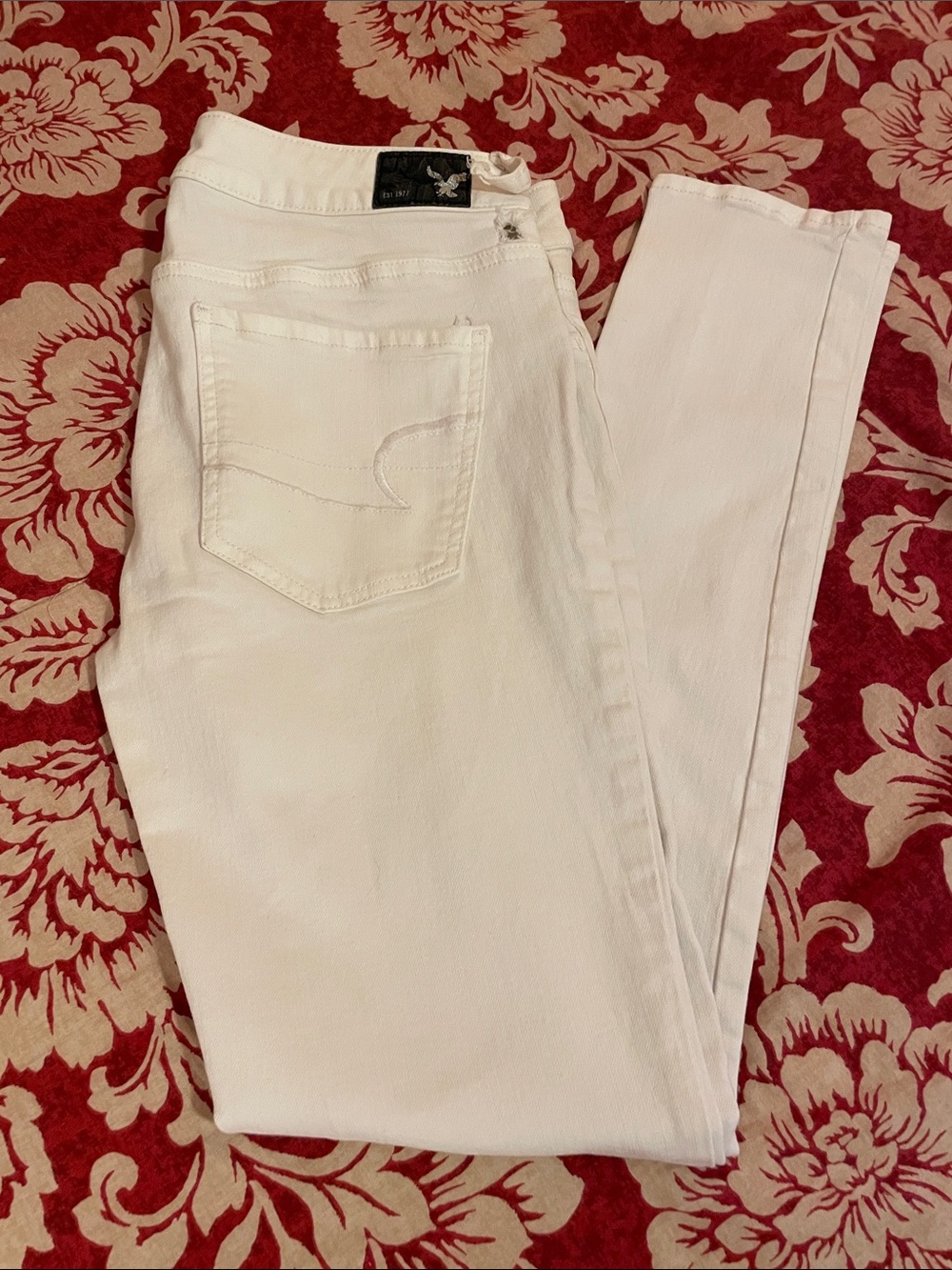 American Eagle Outfitters White Skinny Jeans - Women's